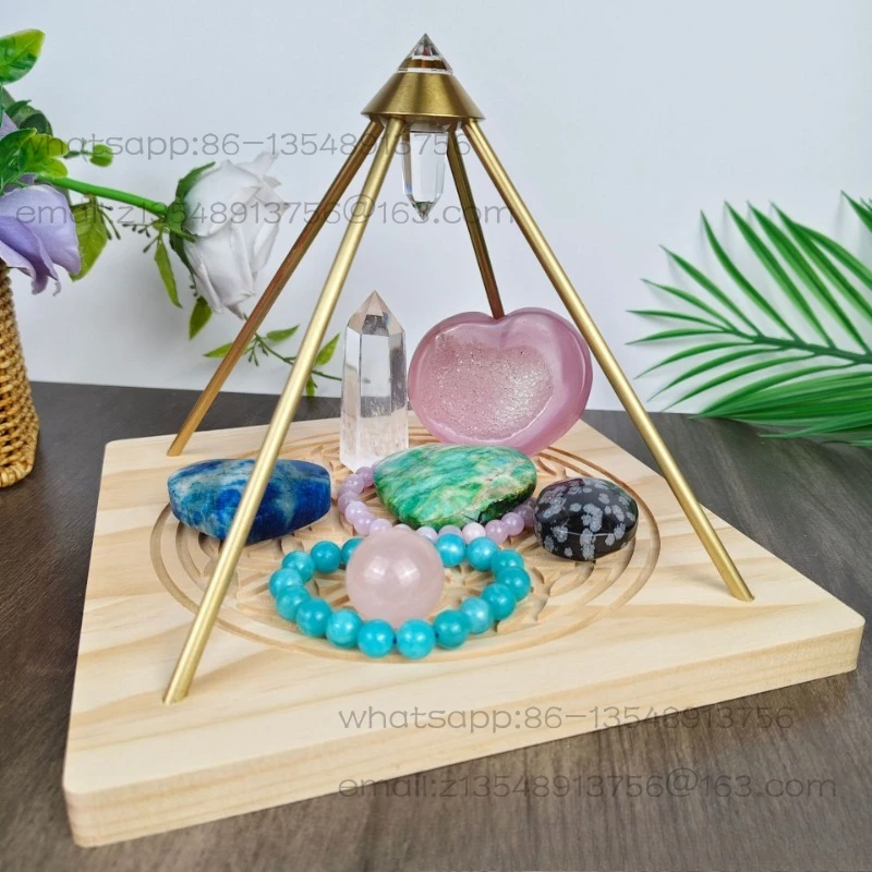 White Crystal Crafts Display Stand Creative Jewelry Home Decoration Gifts