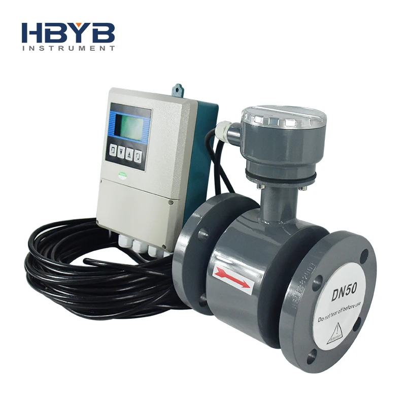 

Kaifeng Smart Industrial Solvents Hydrogen Peroxide Liquid Remote Display Spilt Type Magnetic Flowmeter With RS485