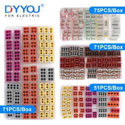 Mini Quick Splicing Wire Connector 2/3/5/6/8pin AWG 18-12 Compact Conductor Push-in Wiring Terminal Block Connector Junction box