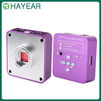 HAYEAR 51MP 2K 1080P C-Mount Lens HDMI USB Industrial Electronic Digital Microscope Camera for Phone Repair Soldering