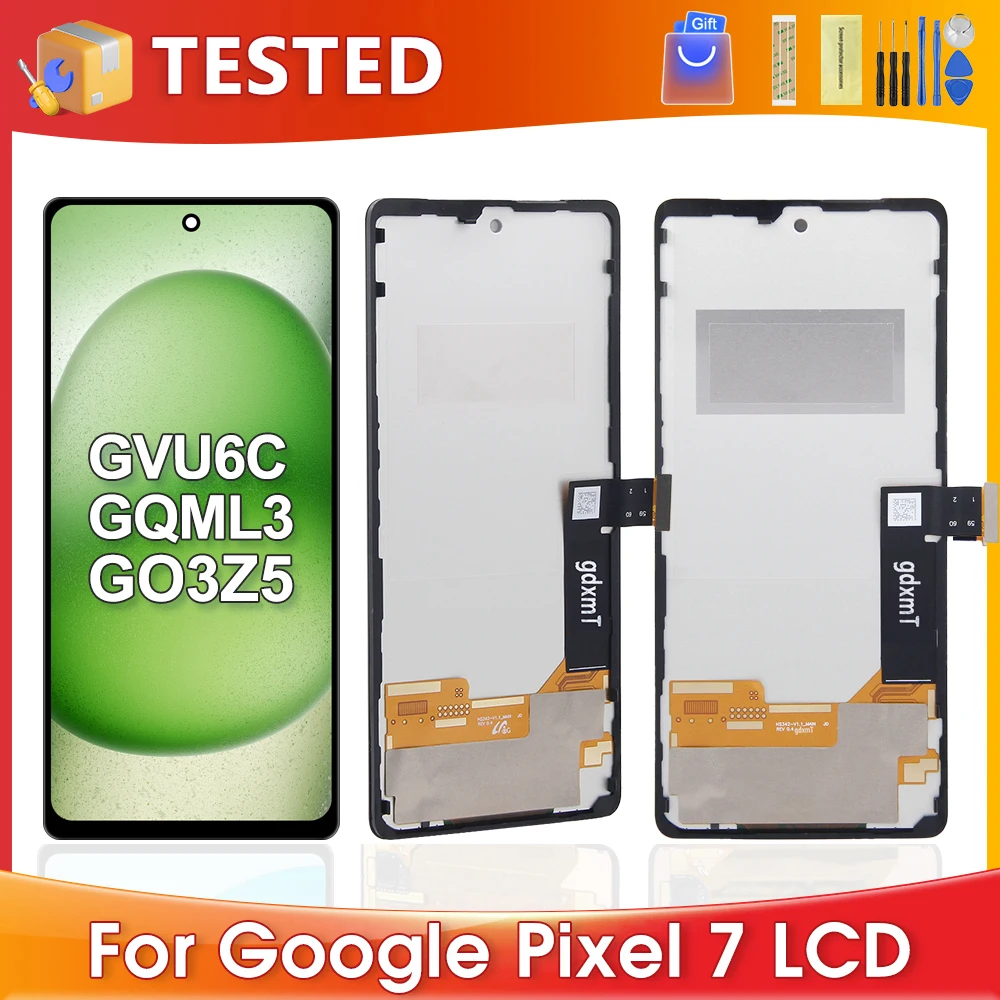 Google ピクセル 7 のためのテスト済み Google ピクセル 7 GVU6C GQML3 GO3Z5 Lcd ディスプレイタッチスクリーンデジタイザアセンブリの交換