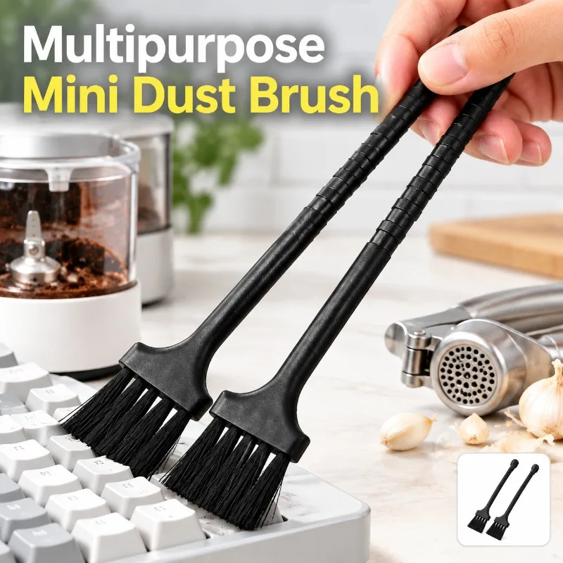 Nylon Cleaning Brush Multipurpose Mini Dust Brush for Keyboard, Grinder Small Appliances Kitchen Garlic Press Gap Dust Remover