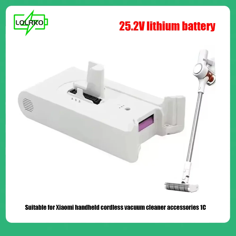 

5000mAh large capacity suitable for Xiaomi handheld cordless vacuum cleaner accessories 1C SCWXCQ02ZHM vacuum cleaner replacemen