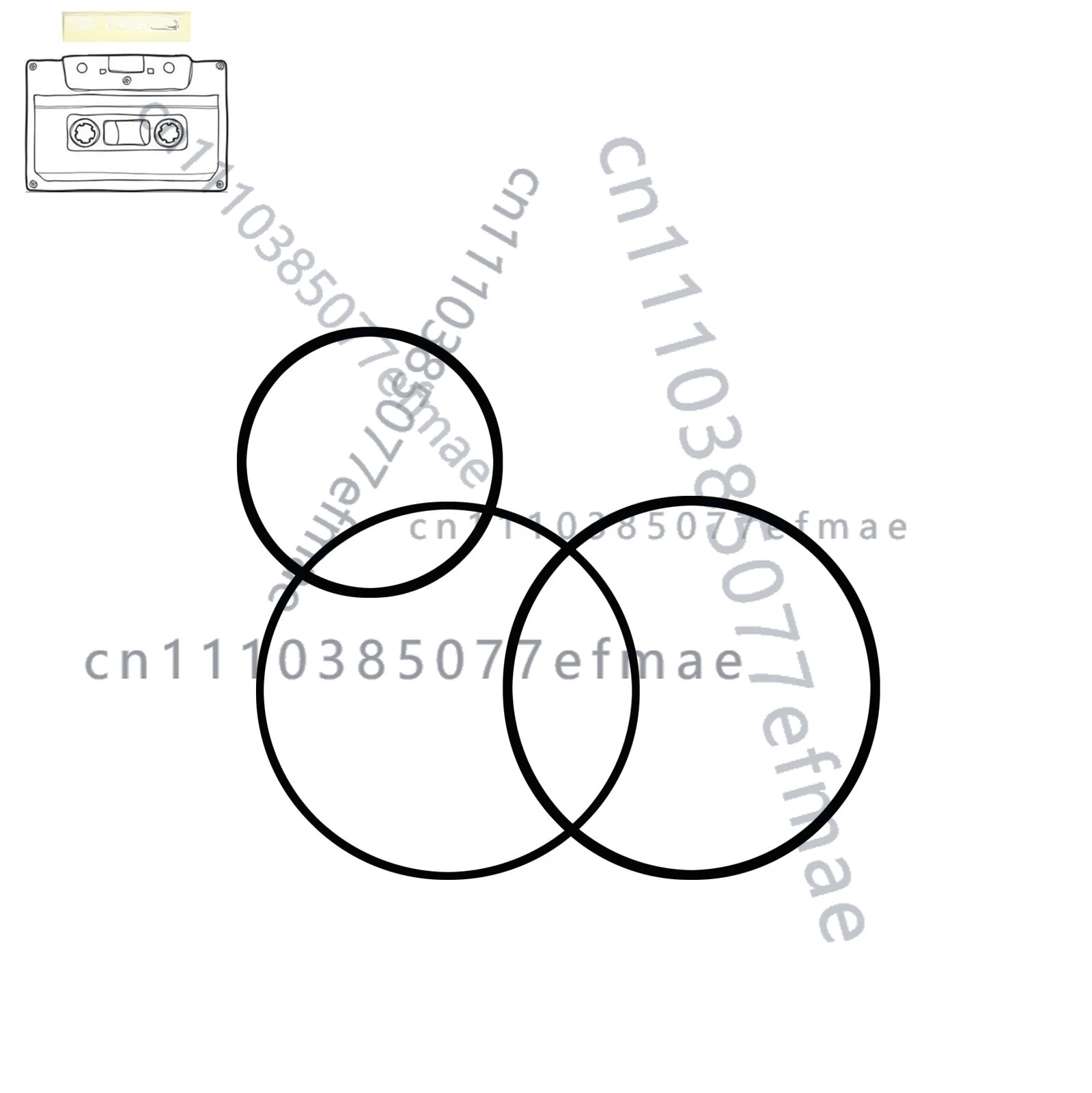 Set Of 3 Belts For …