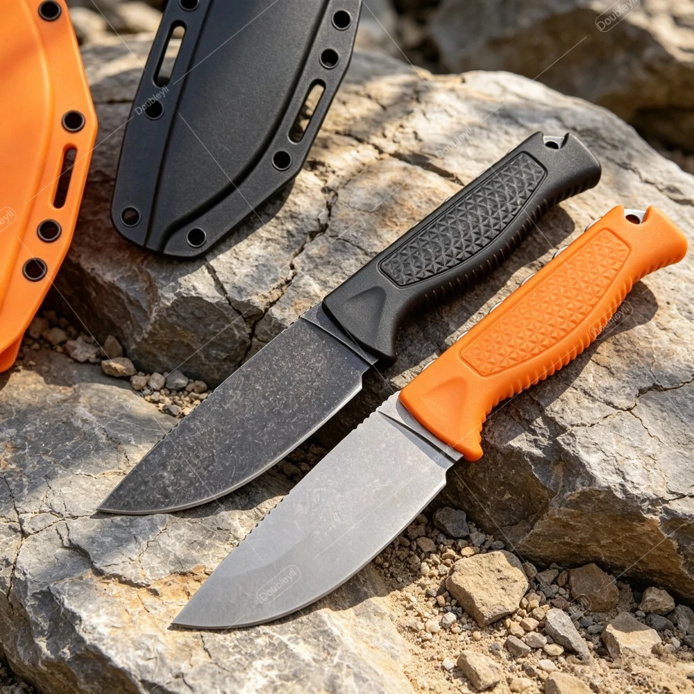 Lightweight CPM-S30V 15006 Straight Knife with K Sheath - EDC Hiking Adventure Cutting Tools Outdoor Fishing Multi-Purpose Knife view 2