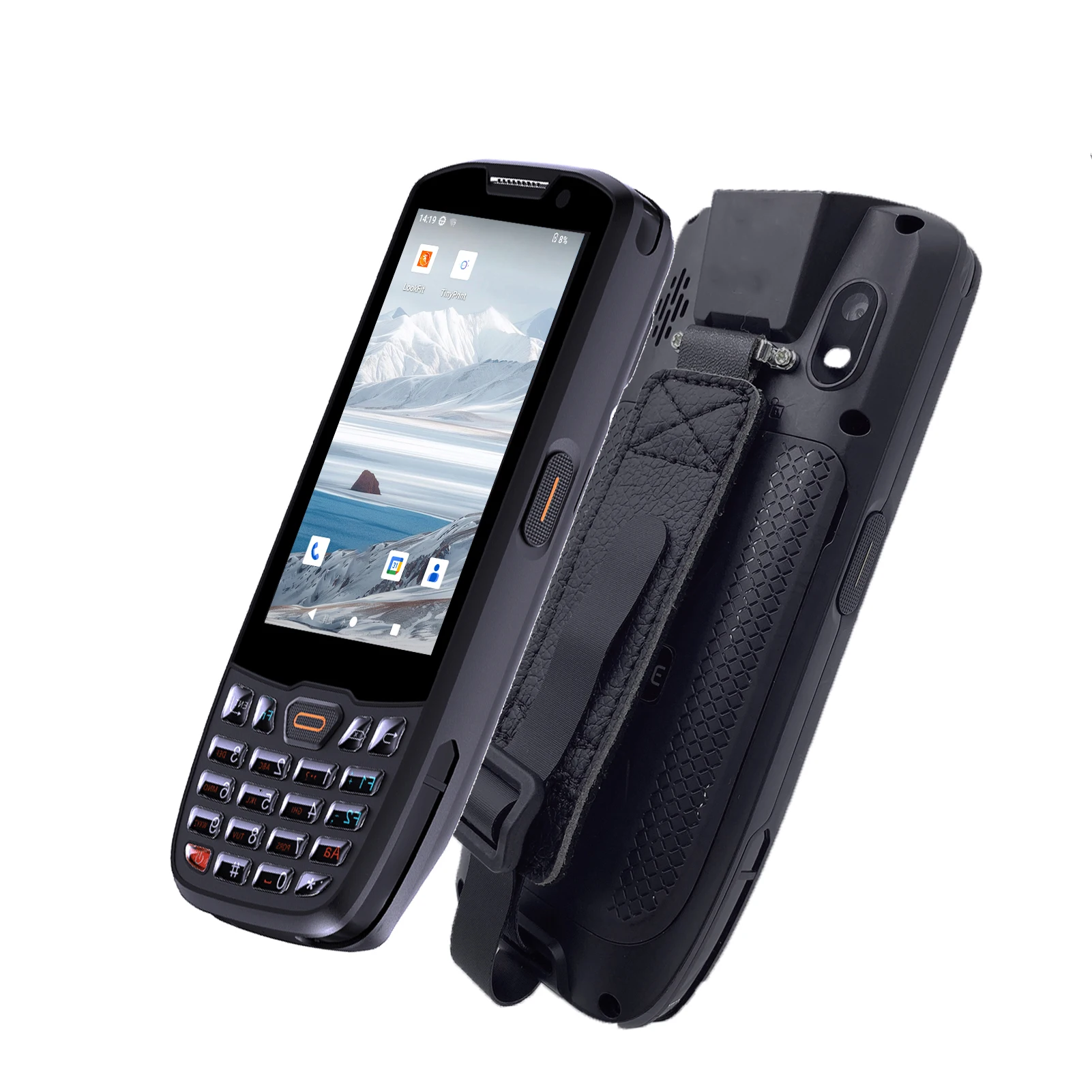 Barcode Scanner Handheld PDA Scanner POS Terminal Data Collector Inventory Machine 2D Barcode Scanner 4G WiFi BT 4 Inch Screen