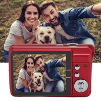 4K 48MP Digital Camera Autofocus 8X Zoom Anti-Shake 2.7'' HD Screen with Fill Light Portable Pocket Camera for Kids Teens Travel