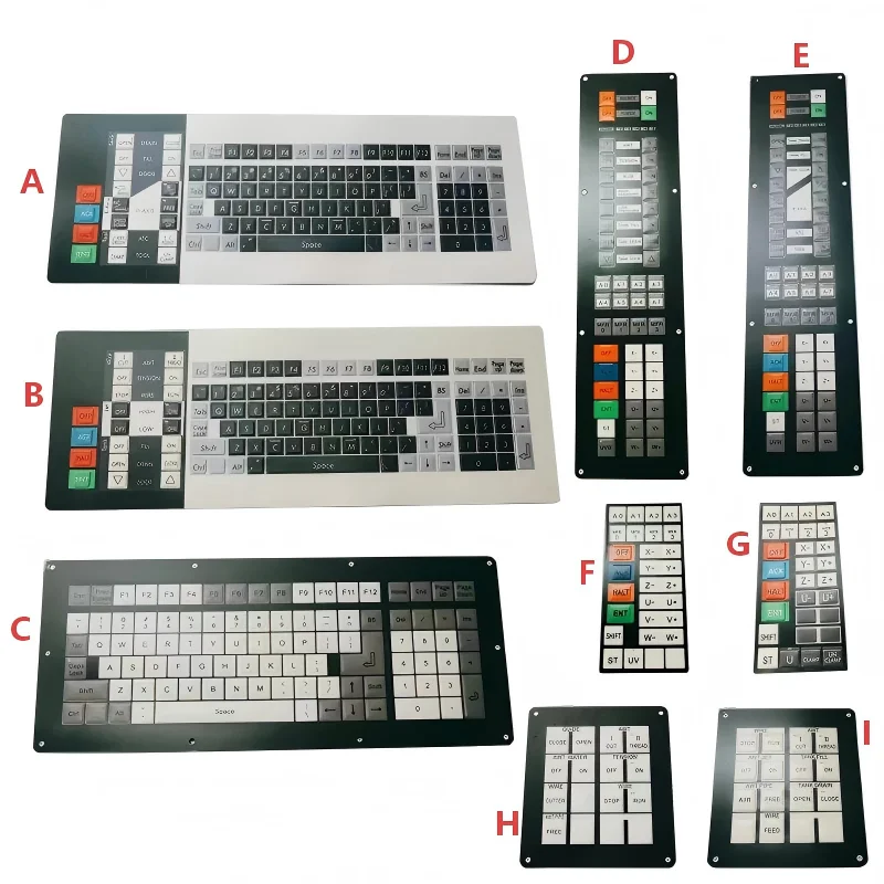 Keyboard Panel,Operation Control Panel Button Film,EDM macine Keypad Sticker AQ,AG,AD,ALN,apply for Sodick wire cut machine,1pcs