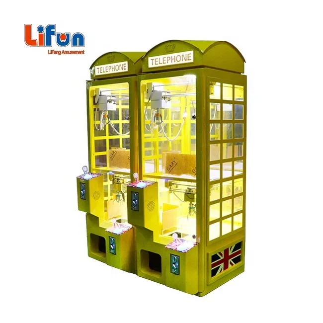 Shopping Mall Commercial Coin Operated Gift Prize Toy Vending Game machine Big Small Arcade Cheap Claw crane Machine For Sale