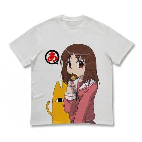 Vintage Style Azumanga Daioh Osaka "A" Bubble Kawaii Anime Y2K Graphic T-Shirt Cotton Men Women Streetwear Tee