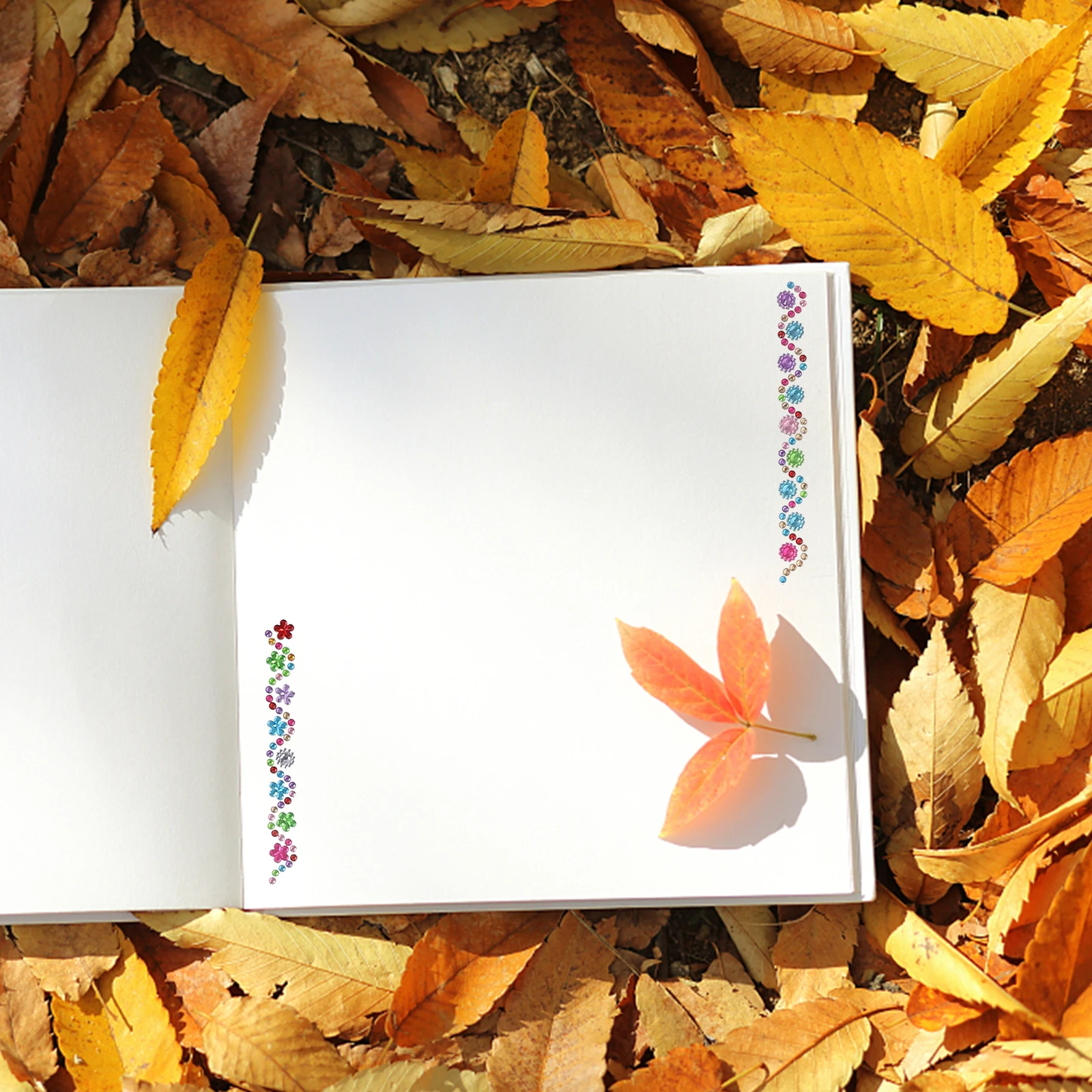 4 Rolls 50cm Rhinestone Tape Self Adhesive Crystal Bling Tapes for DIY Decor Gift Box Phone Case Acrylic Diamond Stickers