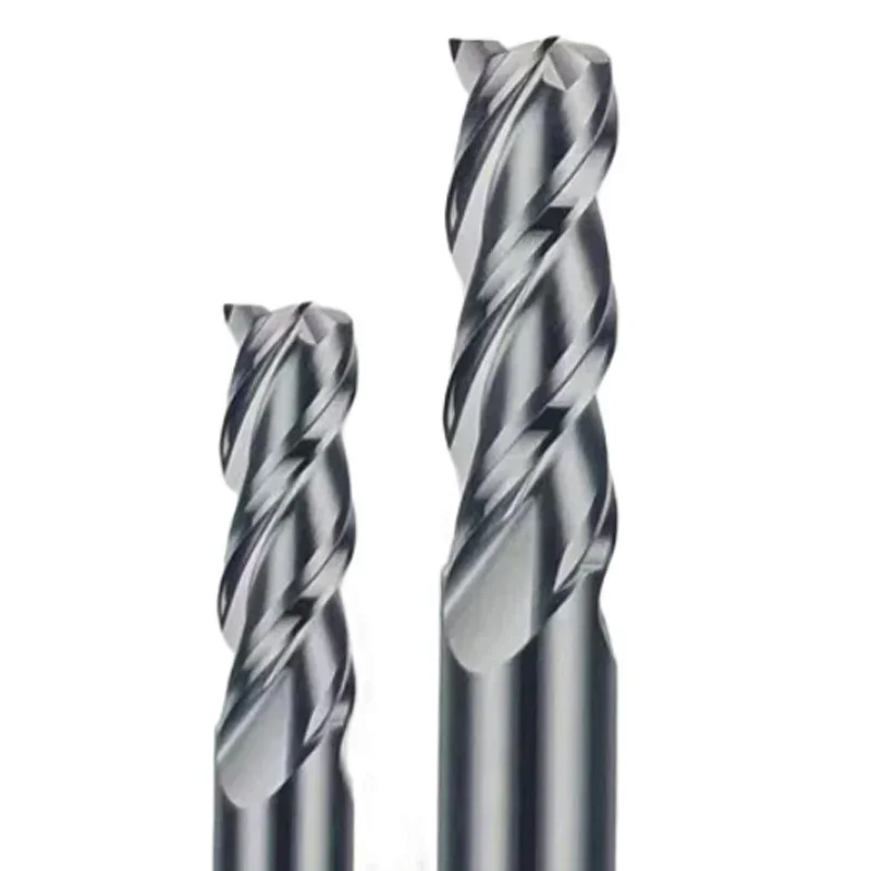 미세 연삭 거울 마감 글로스 알루미늄 밀링 커터, CNC 밀링 공구, 대형 코어 디자인, 카바이드 엔드 밀, 3 플루트