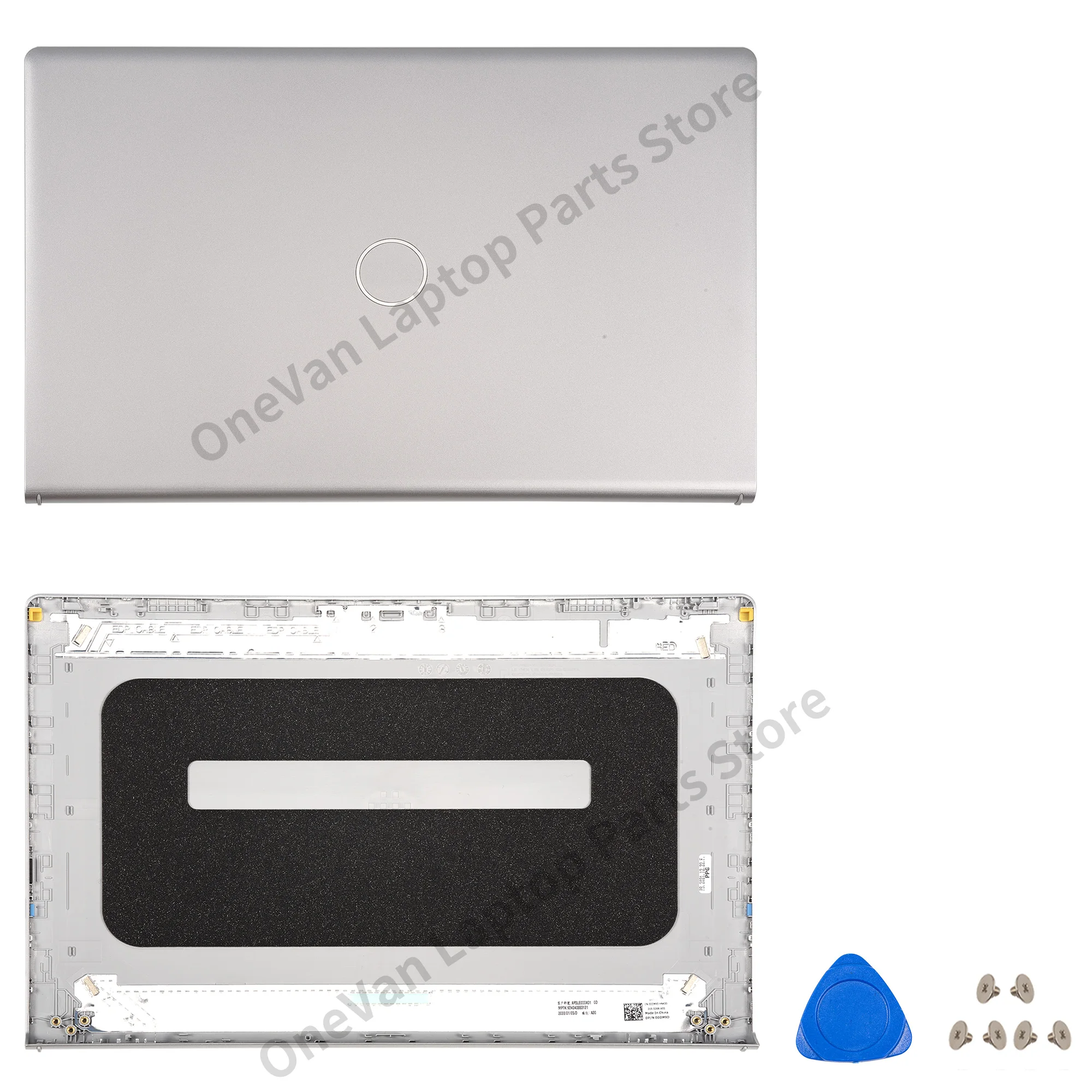 Imagem -04 - para Dell Inspiron 15 3510 3511 3515 3520 3521 Lcd Capa Traseira Moldura Frontal Dobradiças Capa Habitação Tampa Traseira Superior Capa Traseira Novo Case