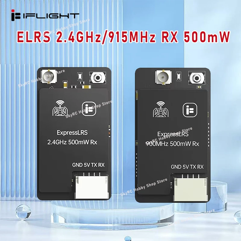 

iFlight ExpressLRS ELRS 500mW Receiver ELRS 900MHz 500mW RX / ELRS 2.4GHz 500mW RX for FPV Parts