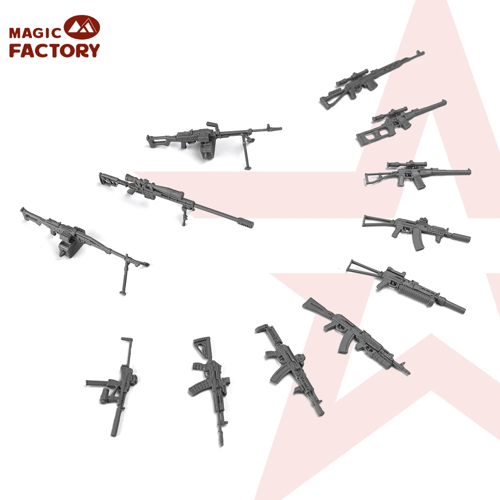 Magic Factory Plastic Assembling Model Kit MF-2011 1/35 Modern Russian Army Individual Small Arms Set