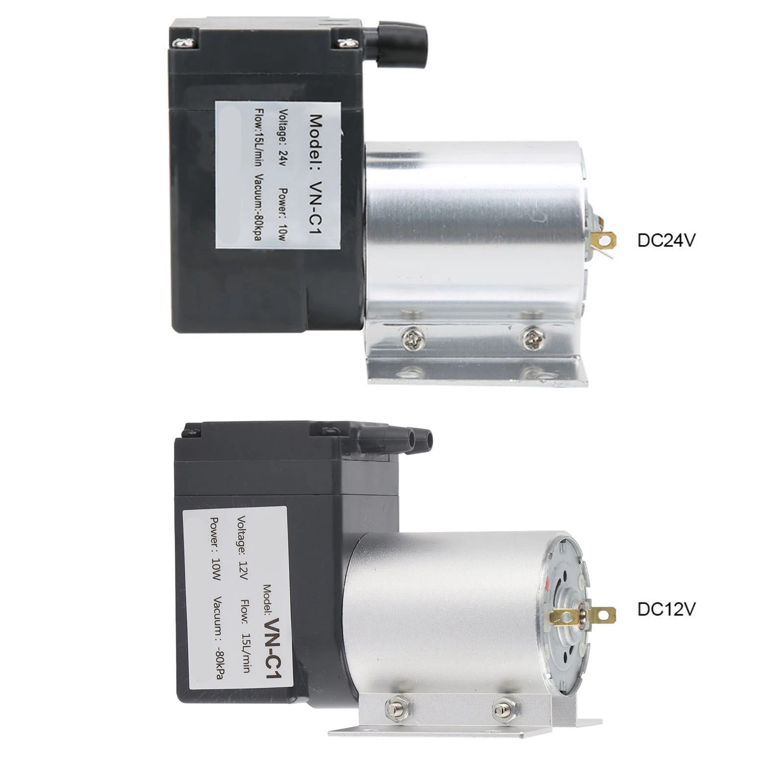 ملحقات مضخة تحليل الغاز مضخة شفط مضخة تفريغ مضخة شفط فراغ الضغط السلبي مع حامل ‐ 80kpa 10 واط DC24V/DC12V #1