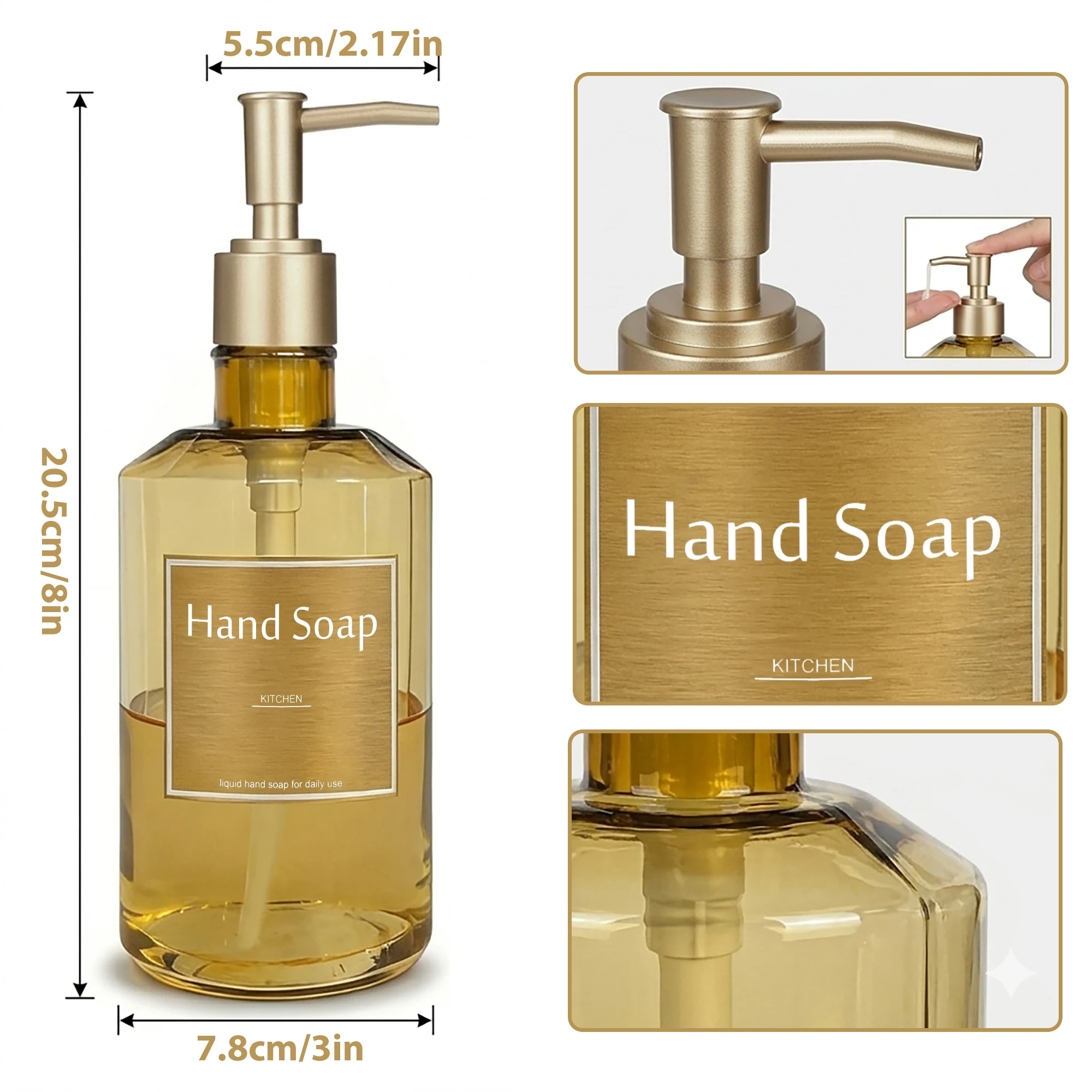 2個セット キッチンカウンター用ハンドソープディスペンサー、 - Zara Home Bathroom Accessories のレビューと価格