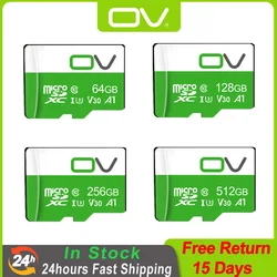 OV orijinal 16GB 32GB 64GB 128GB 256GB 512GB mikro Mini SD 10 sınıf Flash bellek Video TF kart V30 yüksek hızlı izleme kartları