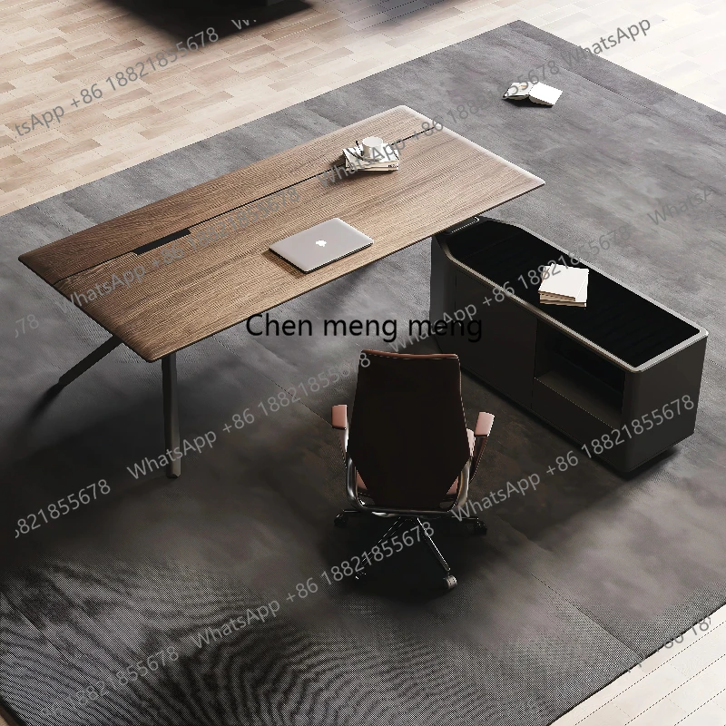 Italian minimalist luxury office desk office desks and workstations computer desk Room desks Elegant executive table