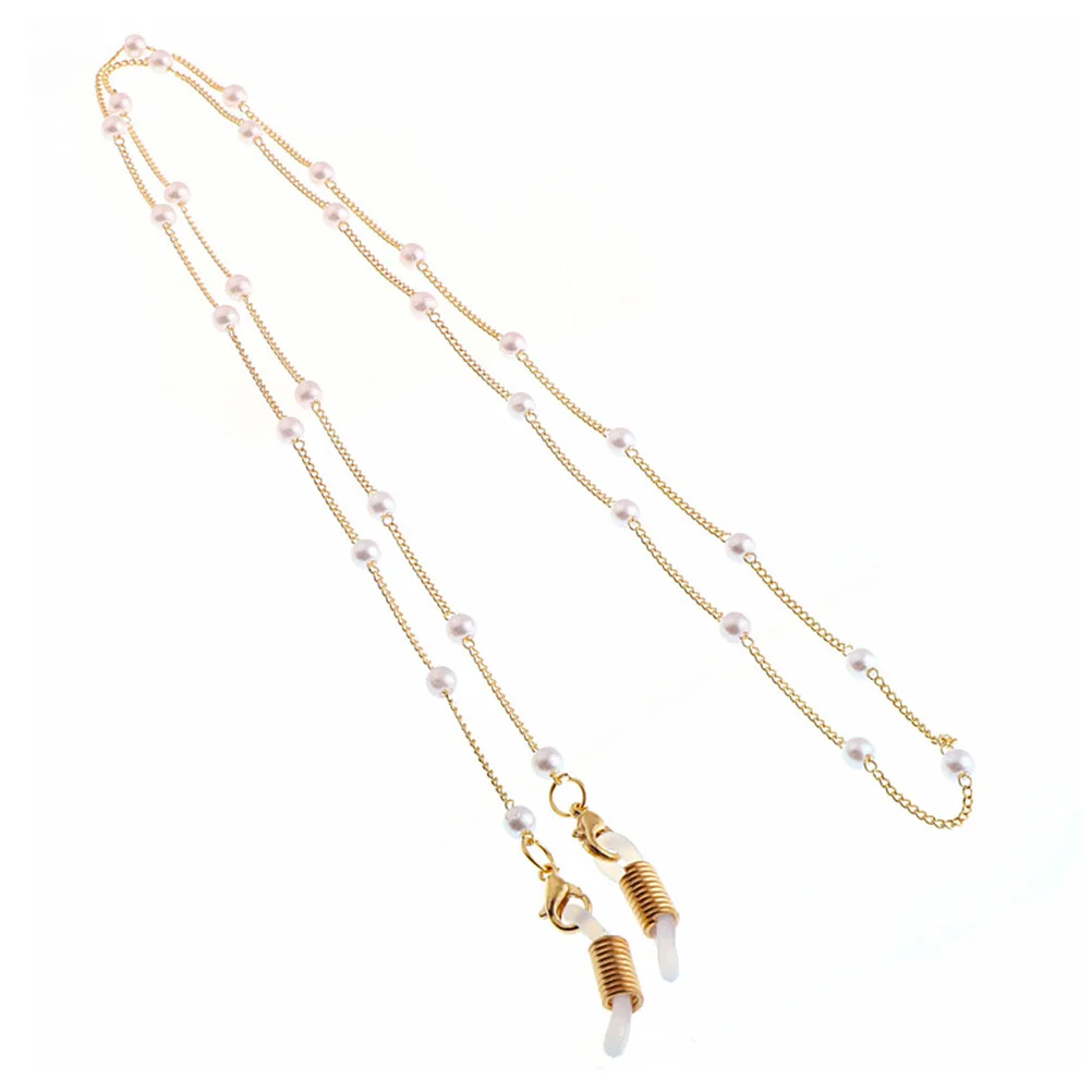 

1pc Anti Lost Eyeglass Chain Fine Workmanship Smooth No Burrs Comfortable For Sports Travel Party Eyewear Rope Metal Mask Hanger