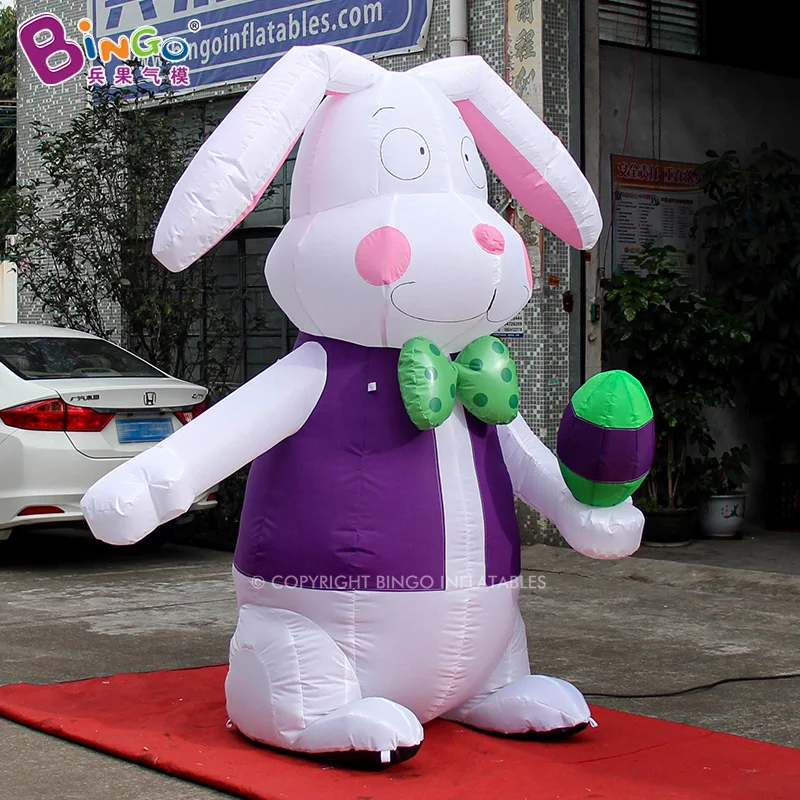 

Lovely Delicate Inflatable Standing Rabbit Balloon Toy For Easter Decoration/Advertising