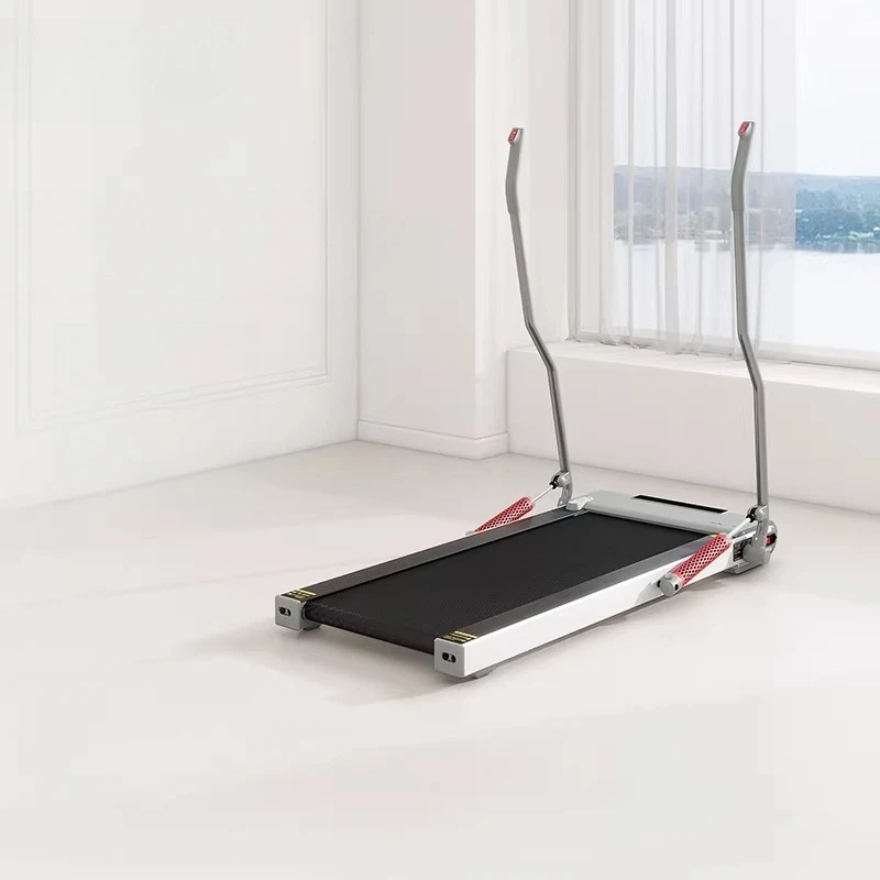 Flat treadmill fitness home simple small fat burning silent indoor foldable walker walking machine