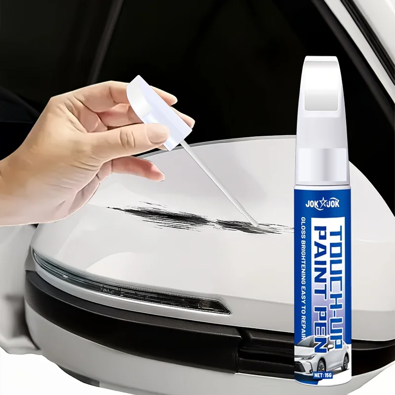 Jokjok Car Touch Up Pen, Durable Non-Fading Paint and Primer, Interior Plastic Repair, Scratch Cover, Pearl and