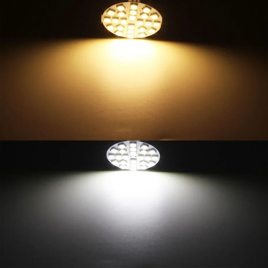 The Lowest Price G4 LED Round Range Hood Bulb 12v SMD5050 6/9/12/24 Leds LED Boat Light White / Warm White Bulb Lamp