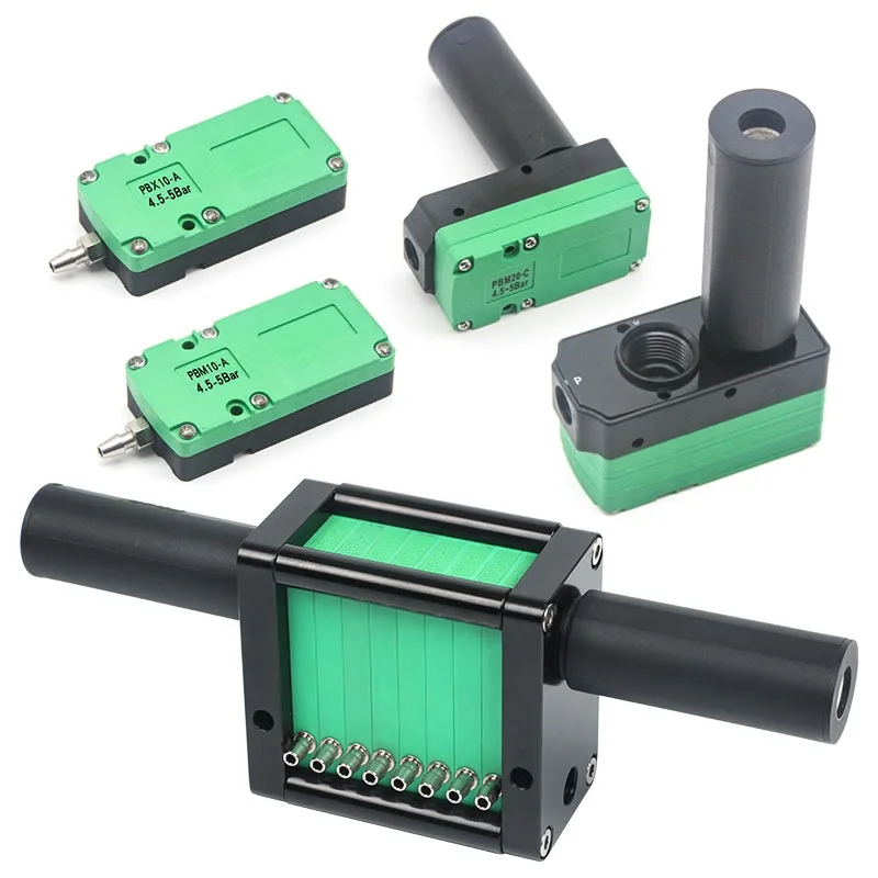 

Mini multistage vacuum generator PBX Pneumatic High Flow high suction PBM5-A B C PBM10-A/B/C PBM20-B C PBM30-B C Mini multis