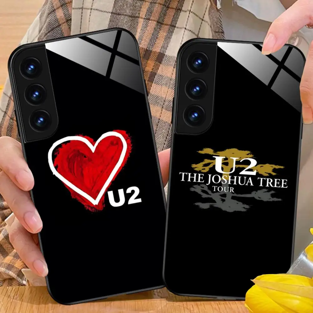 Fashion Band U2 Phone Case for Samsung Galaxy A57 56 55 54 53 52 51 37 36 35 34 33 32 31 5G Glass Protective Cover