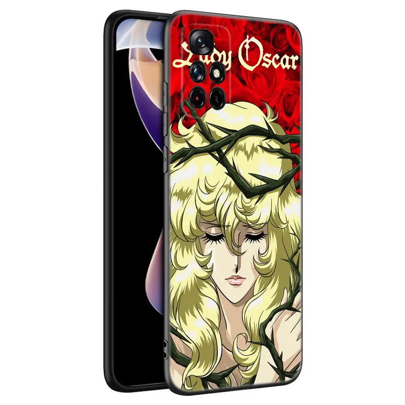 Anime The Rose Of Versailles Black Phone Case For Xiaomi Redmi Note 10 11 11S 12 13 4G 8 9 11T Pro 5G Plus 8T 9S 10S 12S