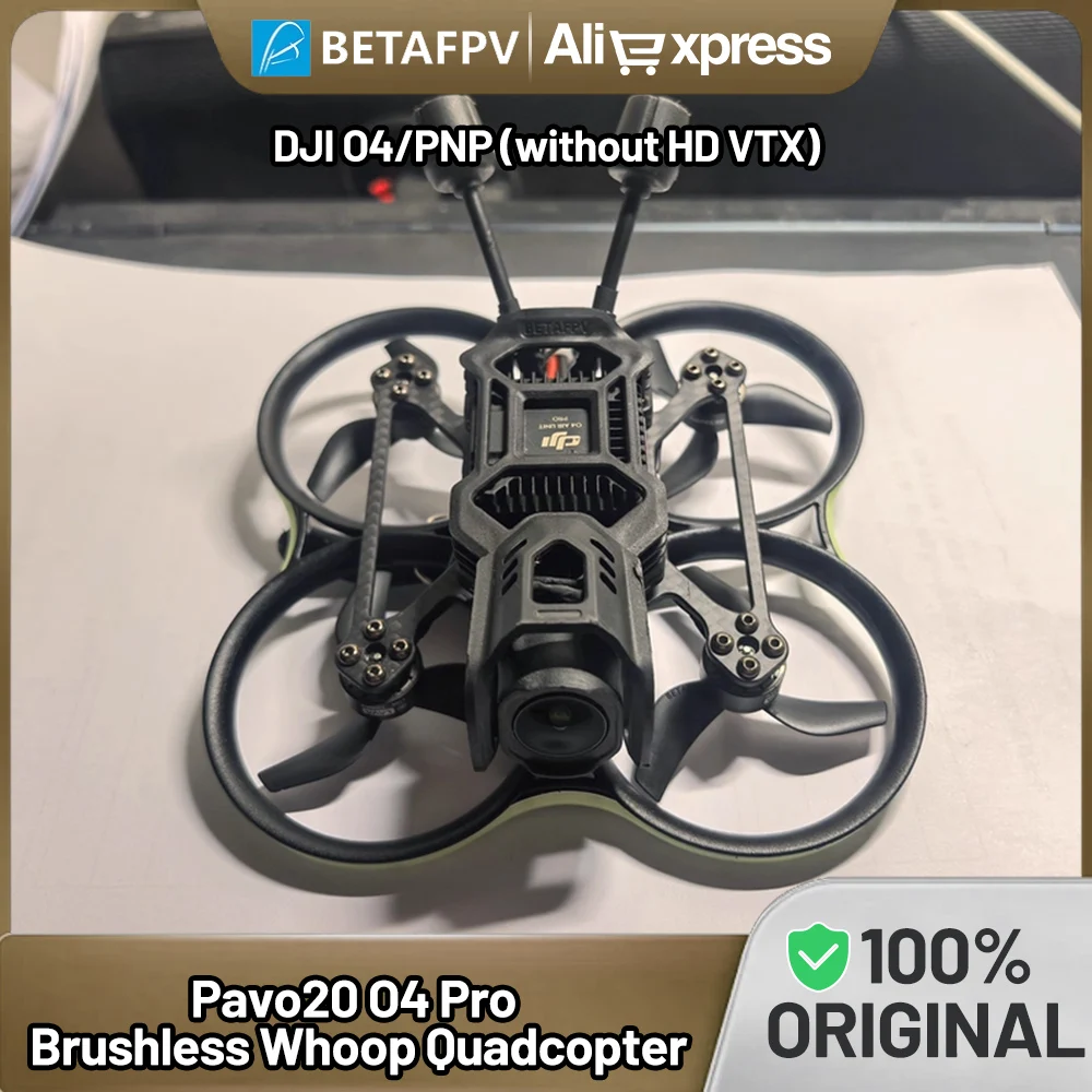 

BETAFPV Pavo20 O4 Pro Бесщеточный квадрокоптер Whoop PNP/DJI O4 Air Unit Pro Версия LAVA 1104 | Приемник ELRS/SBUS с двигателем 7200KV