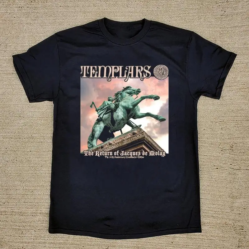 

Футболка The Templars Äì Return Of Jacques De Molay, черная, все размеры S 5XL Am736