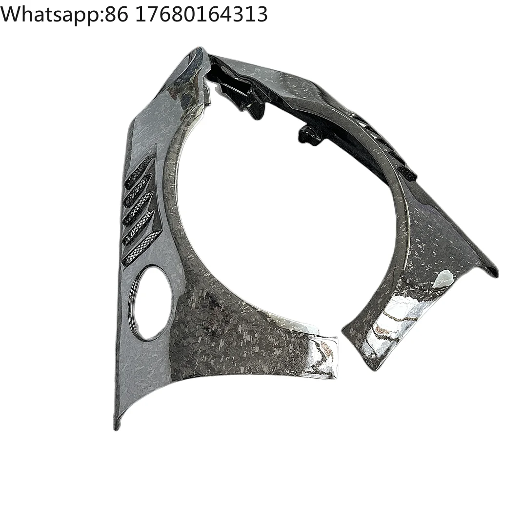 For GT2RS Dry Carbon Fiber Forged Grain Car Front Mudguard Is Suitable for All Porsche 911 Models 2019-2020  the Exterior Front