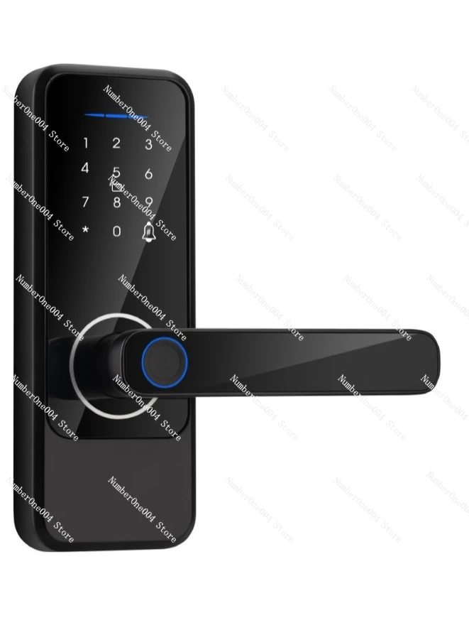 

S810 Hot-selling One-grip Indoor Door Lock Graffiti Tuya Pass App Control Card Smart Lock with Fingerprint Password