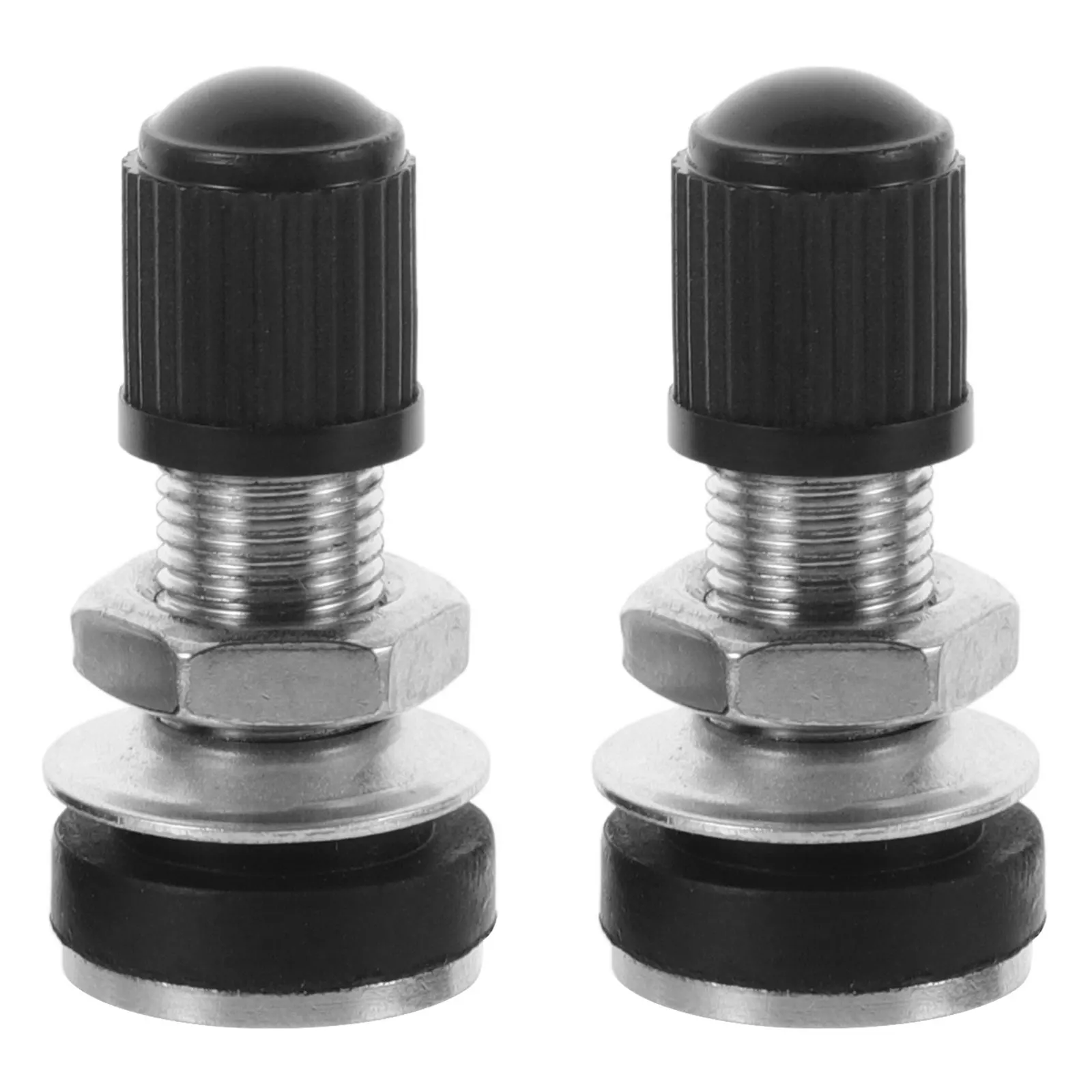 

2pcs Copper Valve Stem Heavy Duty Tire Plug Kit Tubeless Bike Adapter Injector Car Motorcycle Bicycle Tire Valve Stem Cap