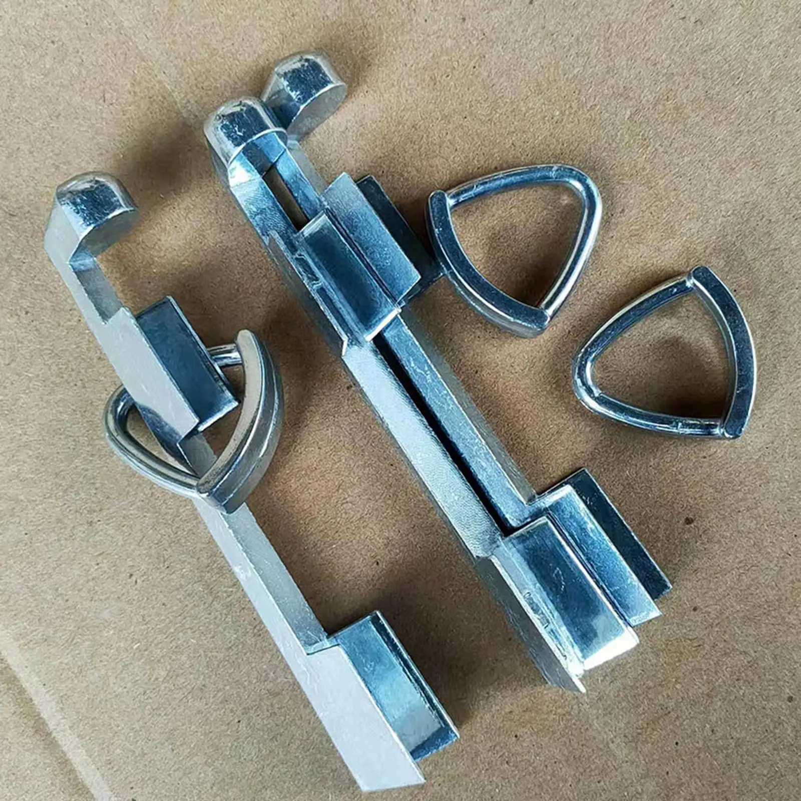 

Billiard Cue Tip Clamp Silver Metal Fastener Replacement Pool Cue Accessories for Billiard Cue Repair