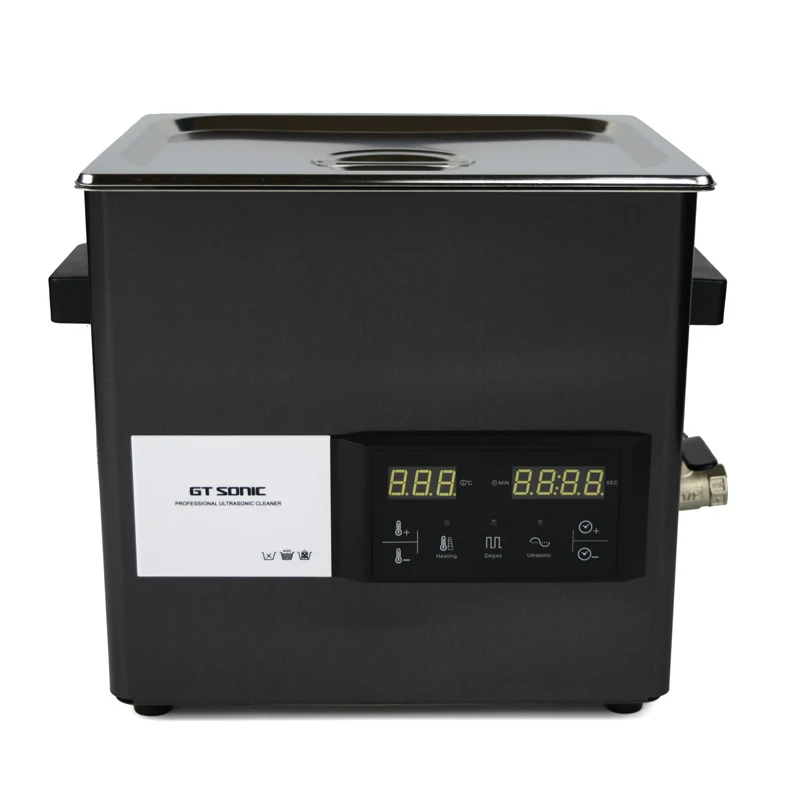 

Gt Sonic 9L 200W Digital Degas Ultrasonic Cleaning Equipment Heated Digital Pro Ultrasonic Cleaner For Laboratory