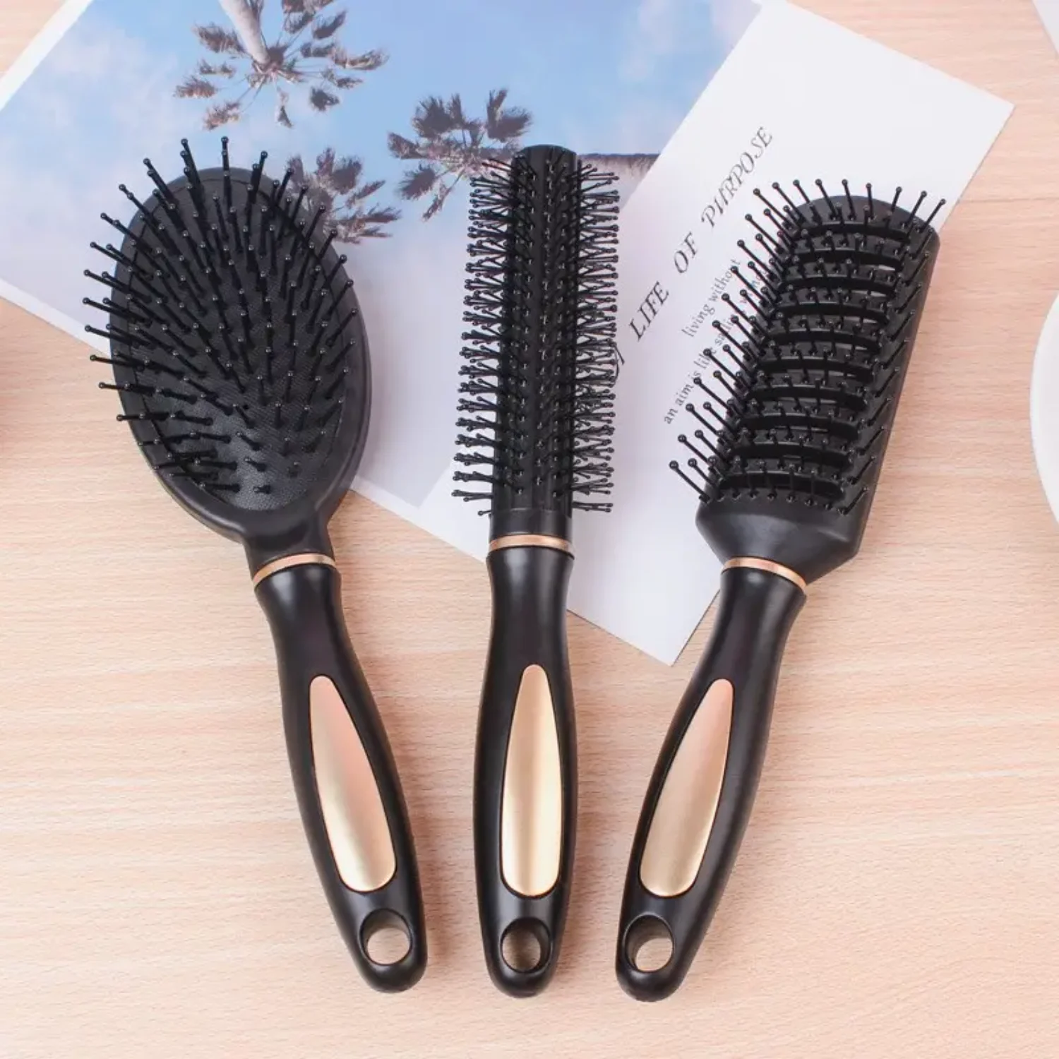 

Anti-Static Massage Large Hair Comb with High Temperature Resistance - Perfect for Smooth and Tangle-Free Hair