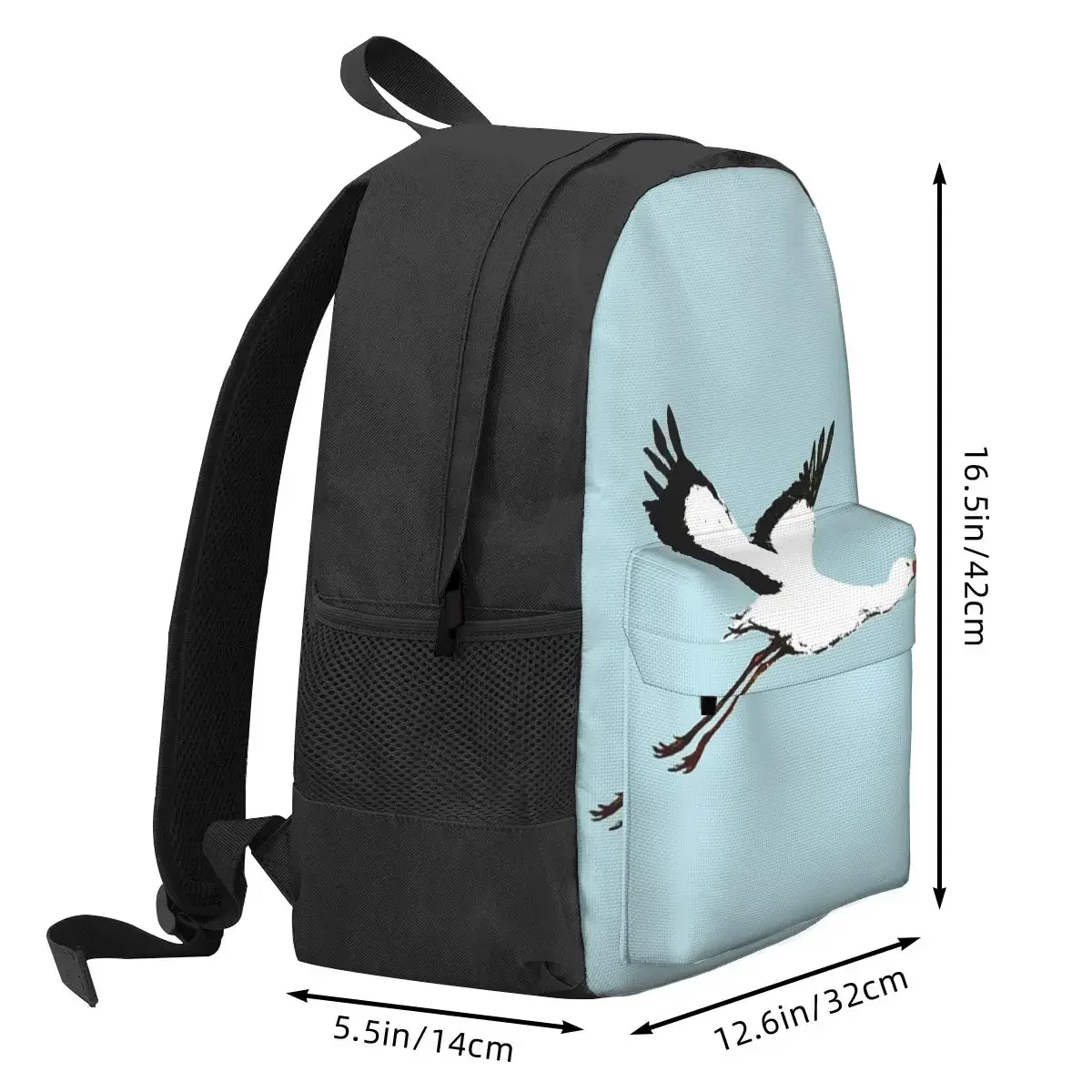 Stork Backpacks Boys Girls Bookbag Students School Bags Cartoon Kids Rucksack Laptop Rucksack Shoulder Bag Large Capacity
