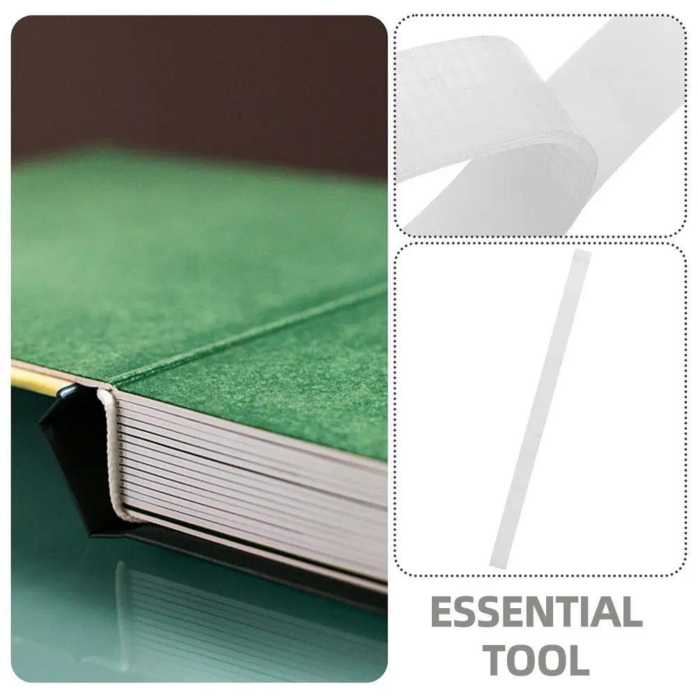 

10Pcs Convenient Book Binding Glue Strips Strong Adhesive Tape for Fast Reliable Document Binding Office Craft Scrapbooking
