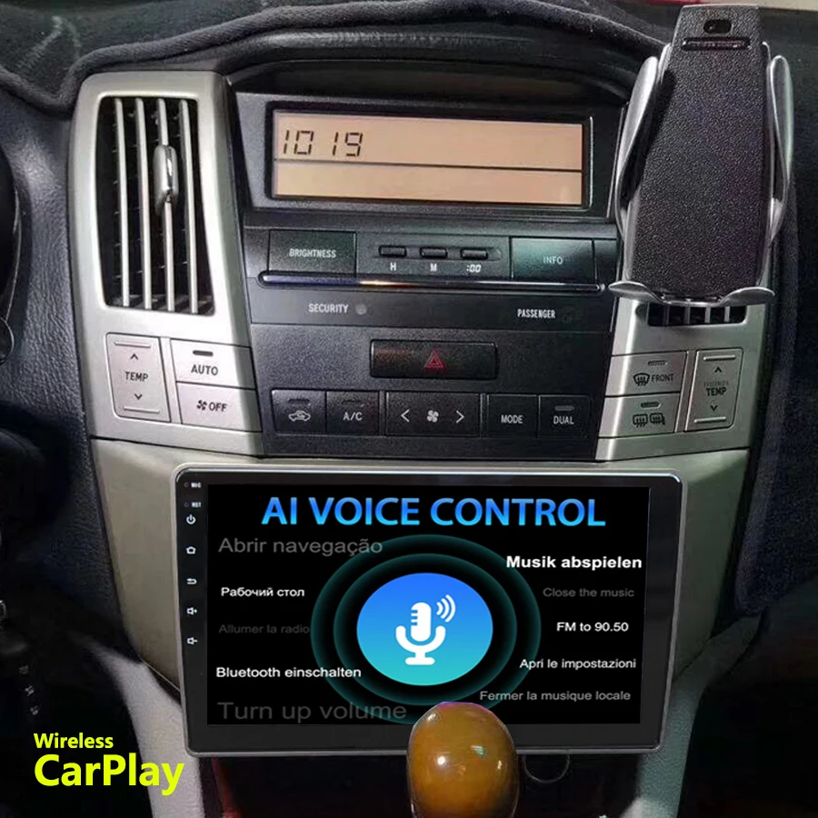 

AI Voice Car Radio For Lexus RX RX330 RX350 RX400H 2004 2005 Toyota Harrier Android 13 Multimedia Video CarPlay GPS Navigation