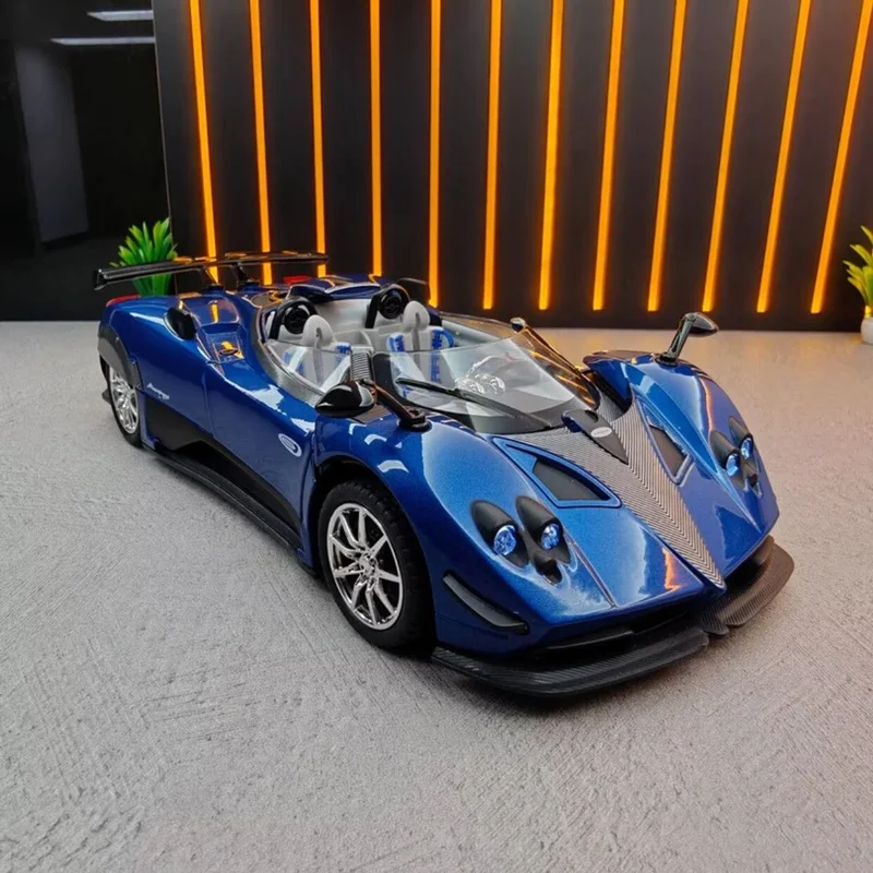 1:24 Pagani Zonda HP Barchetta Alloy Sports Car Model Diecasts Metal Racing Vehicles Model samochodu Dźwięk Światło Symulacja Prezenty dla dzieci