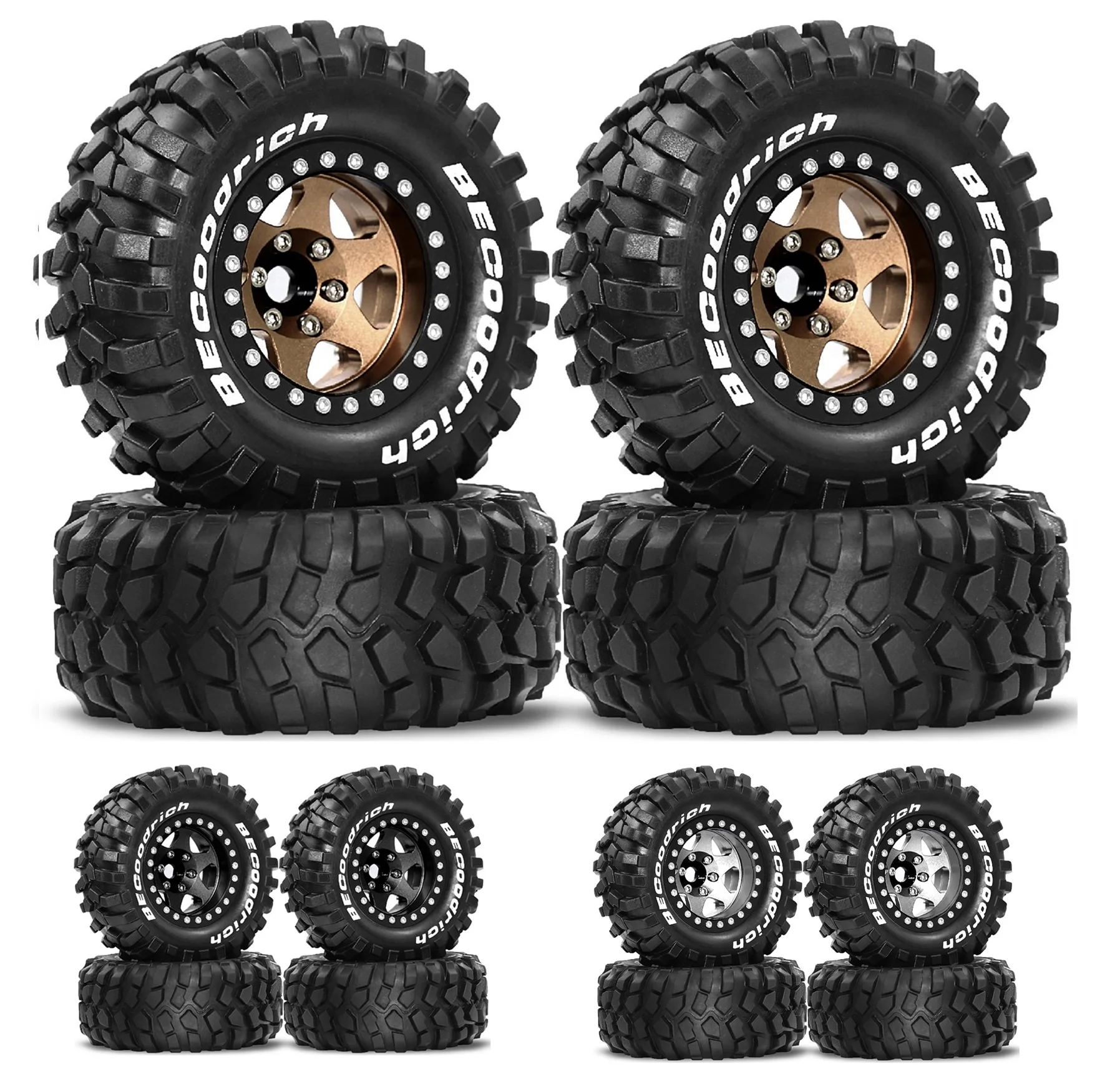 4pcs 95mm Metal 1.9