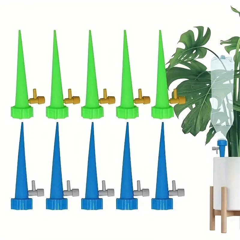 Automatic Plant Watering Drip Irrigation Spike Self Watering System Adjustable Auto Watering Device Bottle Irrigator