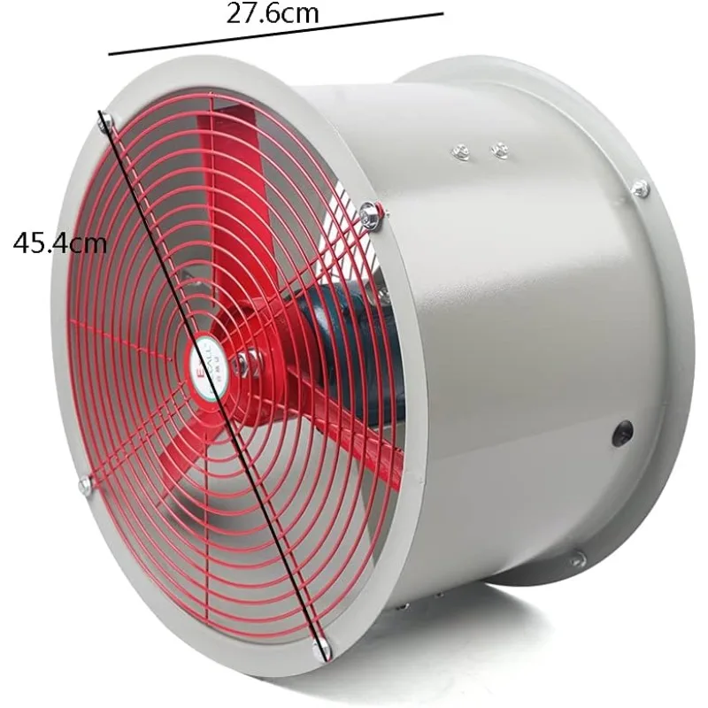 Flow Fan Cylinder Pipe Fan Air Blower Fan Portable Lownoise Exhaust Fans Explosion Proof Spray Booth Extractor Utility B