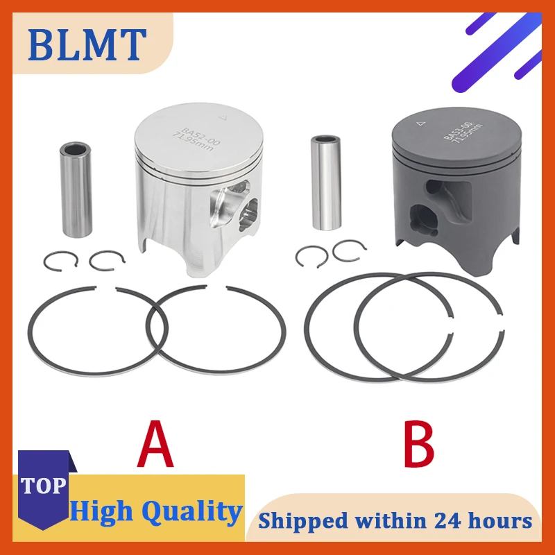 Forged piston Motorcycle Piston Rings Kit 71.98mm For TE300 WR300 300MXC 300 XC-E RR CE MR300 54830107200 I 54830107200 II