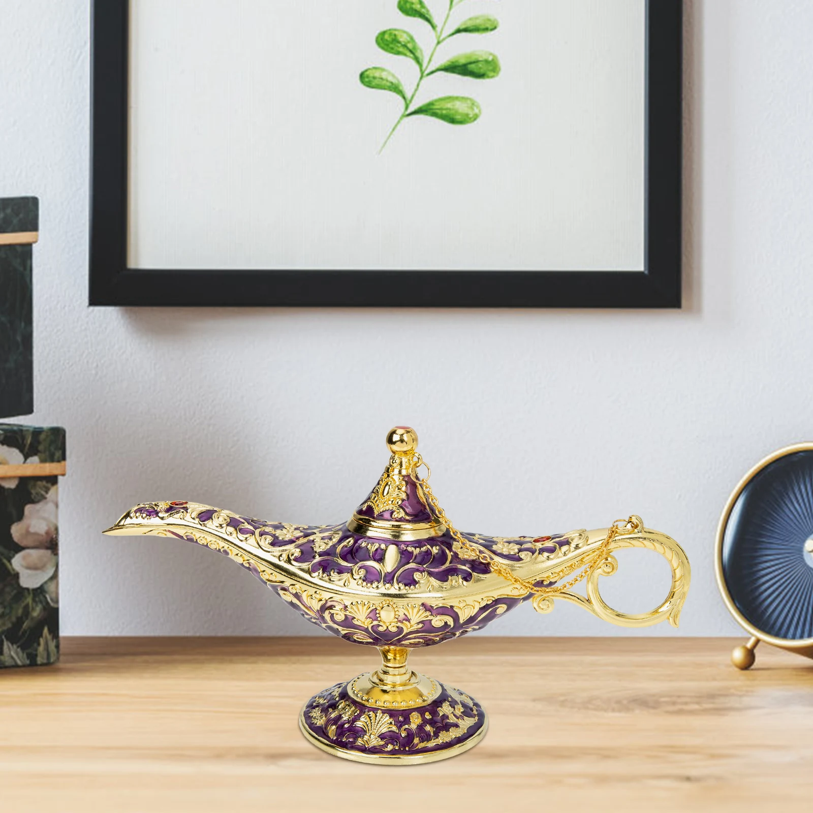 

Aromatherapy Incense Burner Vintage Censer Zinc Alloy Material Fine Craftsmanship Desktop nament Home Decor