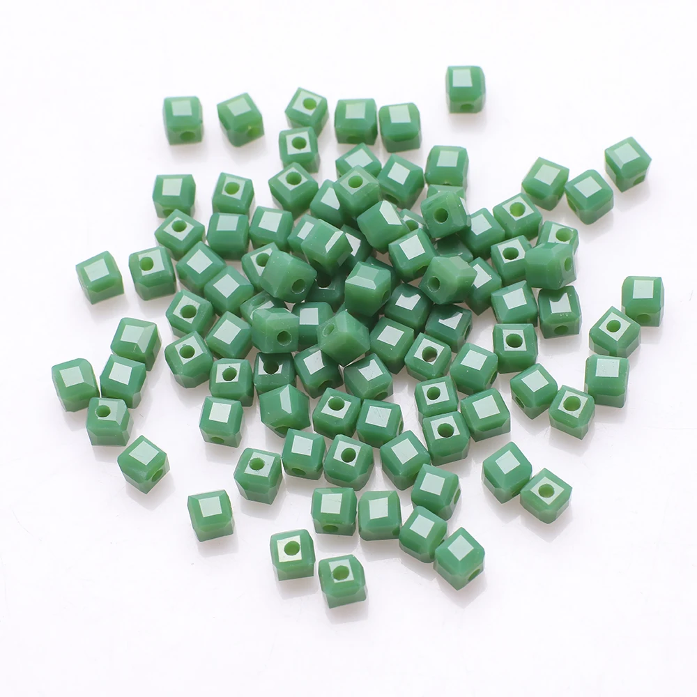 2 3 4 6 8 10mm Austrian Crystal Glass Square Beads Crfats Material Jewelry For DIY Making Bracelets Earring Rings Accessories
