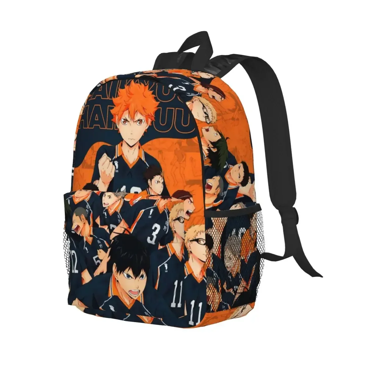 

Рюкзак в стиле аниме Haikyu с героями мультфильмов, манга, студенческая сумка для книг для мальчиков и девочек, детская школьная сумка, компьютерные сумки на плечо для мужчин и женщин